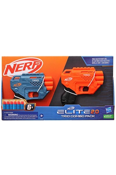 Hasbro Set de 2 pistoale de jucărie, Nerf, Hasbro, 8+, Albastru/Portocaliu