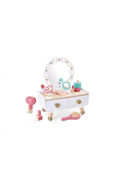 Hape Set de machiaj din lemn pentru copii, Hape, 14 piese