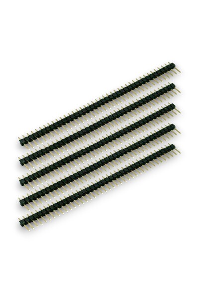 ELEKTROMALL 5 Adet Pin Header 11mm 1x40 Pin 180 Derece 2.54mm