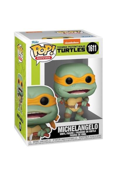 Funko Ποπ Ταινίες Χελωνονιντζάκια Μικελάντζελο Λουκάνικο Λινκ Νουντσάκς # 161...