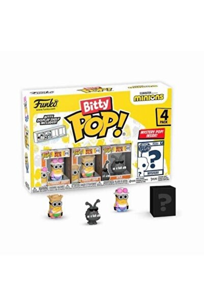 Funko Μπίτι Ποπ Σετ 4 τεμαχίων Μίνιονς Τουριστικό Τζέρι