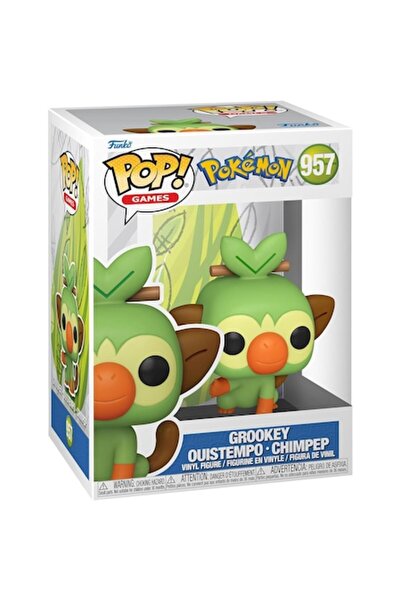 Funko Figurină Pop! Pokemon: Grookey, Verde, 16 cm
