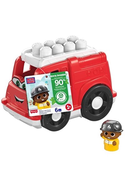 mattel Mega Bloks First Builders - Camionul de pompieri Freddy, multicolor, 1...