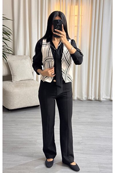 SELSAL Black shirt with vest