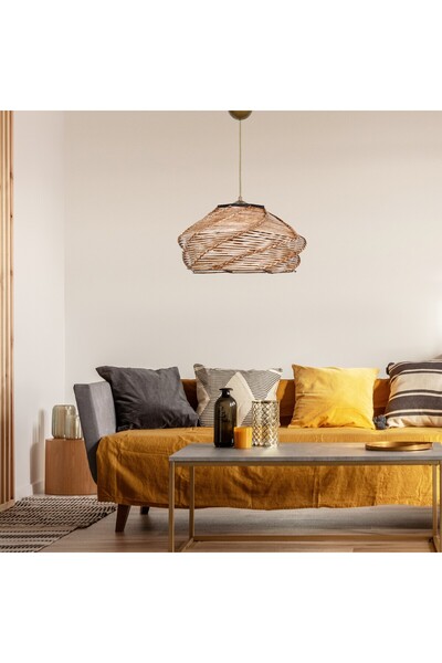 Asir Ovale Chandelier, Camel