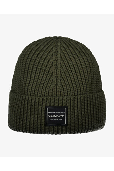 Gant Unisex Yeşil Logolu Bere