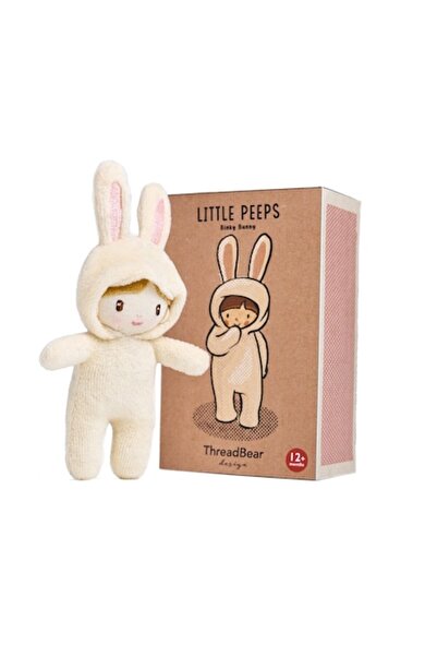 ThreadBear Design Păpușă Binky Bunny ThreadBear Little Peeps, 13,5 cm (TB4111)