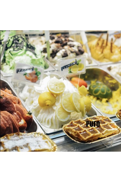 PUFO Stainless steel gastronorm tray for storing food, sauces, ice cream, ideal for catering, restaurant