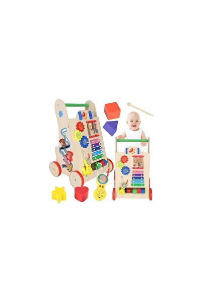 Three top online Wooden Walker Educational Cube 6-in-1 Push Toy for Children
