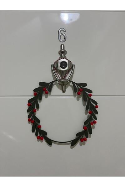 Blokizatech christmas Yılbaşı Kapı Süsü Yeşil - 22 cm