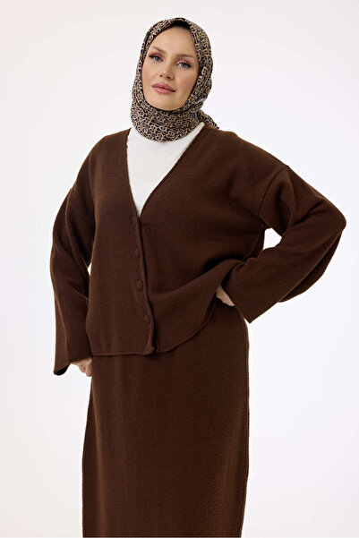 My City 44106 - Stylish Comfortable Casual Knitwear Women's Set with Skirt