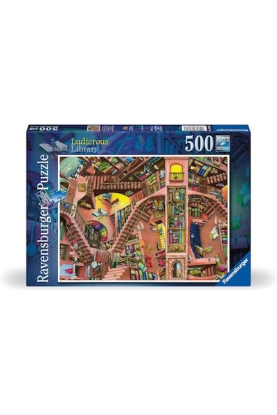 RAVENSBURGER Puzzle Ludicrous Library 500p (12000681)