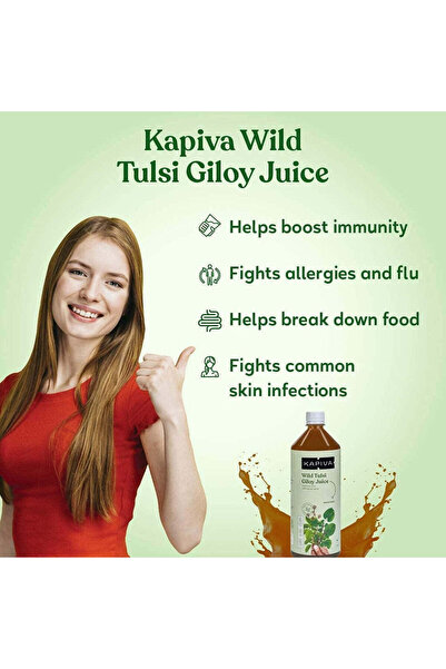 KAPİVA Wild Tulsi Giloy Juice 1 L
