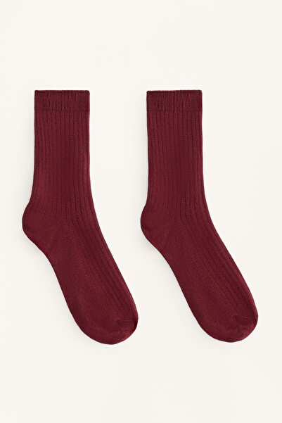 Oysho Modal blend classic socks with 13% cashmere