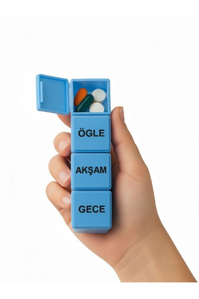 MEDAS LİFE Günlük Hap ve Vitamin Düzenleyici 4 Bölmeli Taşınabilir İlaç Sakla...