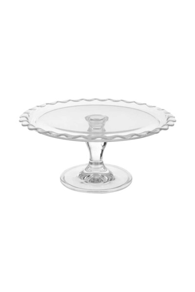 Paşabahçe Patisserie, Ayaklı Servis Tabağı, Kek, Pasta Sunumu, Cam, Küçük 26x...