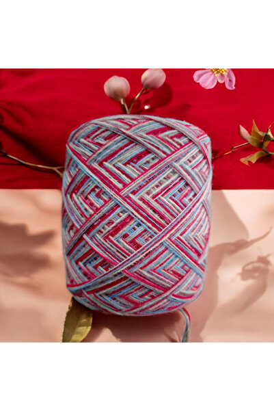 Kırlangıç خيط صوف أكريليك مكون من 4 طبقات وتصميم مزيج من الخيوط المنسوجة يدوي...