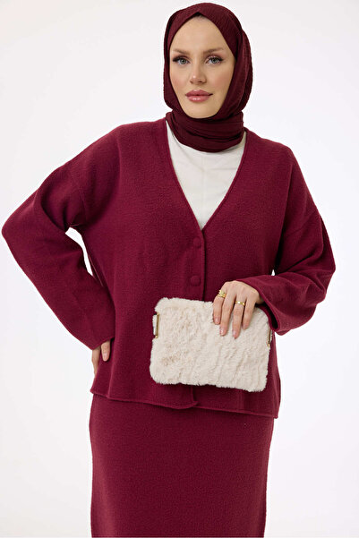 My City 44106 - Stylish Comfortable Casual Knitwear Women's Set with Skirt