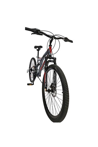 VELORS MTB Bicycle ERB224F2601AG 26" Double Suspension, 21-Speed, Disc Brakes, Grey