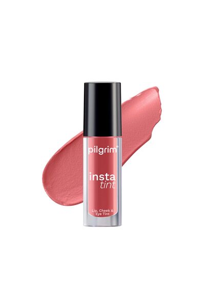 Pilgrim كريم 3 في 1 لتلوين الشفاه والخدود والعينين - يمتزج بسهولة 2.5 جم (فلتر وردي-01)