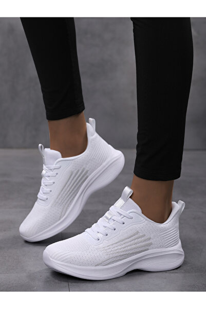 SOSENFER 透气跑步鞋女,轻便户外运动女鞋,舒适百搭时尚休闲鞋女