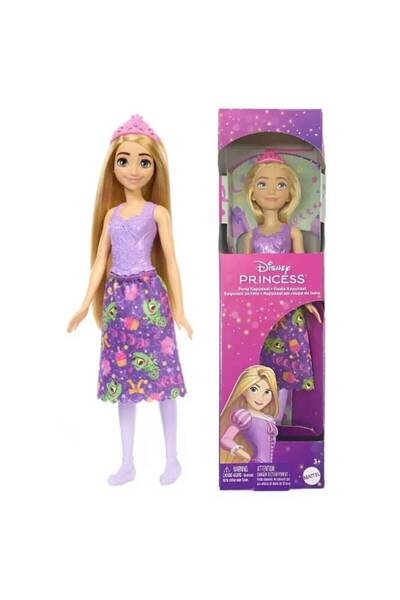 Rapunzel Păpușă Princess Disney 30 cm cu Rochie Violet, 3+ ani