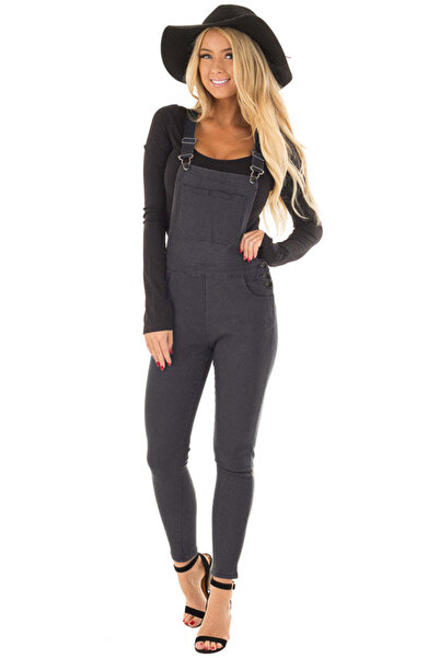 WildFashion Long denim jumpsuit Q8-18