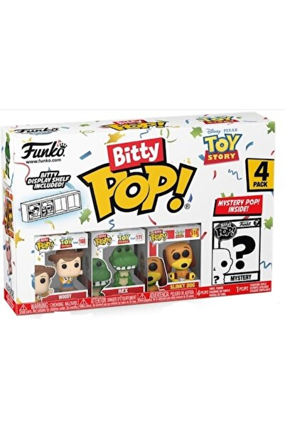Funko Bitty POP! Disney Toy Story Woody 2cm Figure Set, 4 pieces