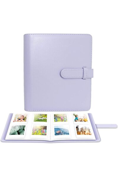 REVHQ ألبوم صور ٢٥٦ جيبًا لكاميرات فوجي فيلم إنستاكس ميني وبولارويد الفورية (...