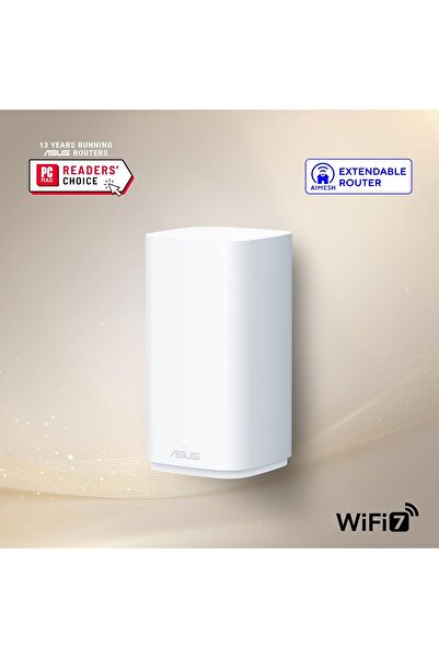 ASUS جهاز توجيه ZenWiFi BD4 ثنائي النطاق خارجي بتقنية WiFi 7 Mesh