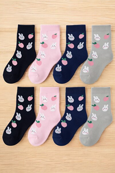 tibo 8 أزواج من جوارب الأطفال البنات السميكة الشتوية من تافرينت