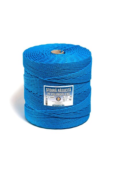 SFOARA.RO Twisted PP rope - 3.50mm