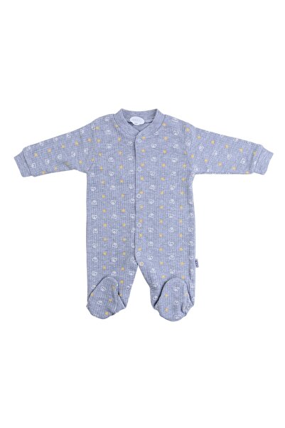 Sebi Bebe Yıldız Teddy Bear Baby Romper 9540