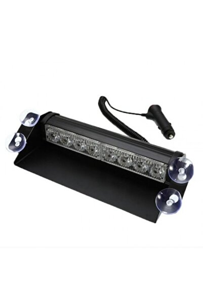 Reflection Vision 3-in-1 Windshield Beacon, Red-Blue, Strobe, 36W, 12-24V