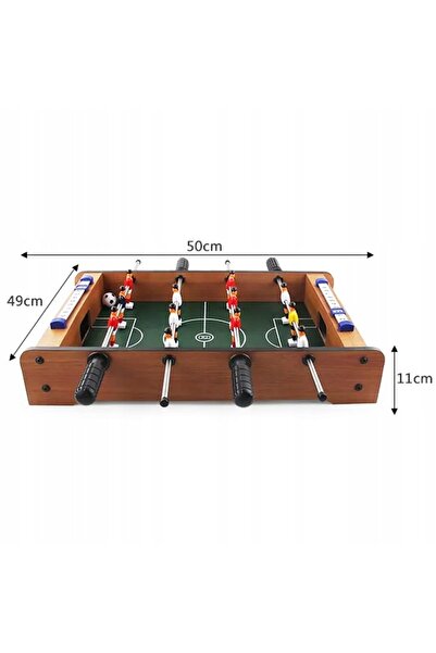 Matadi Wooden table football set 50x49 cm with scoreboard and two balls