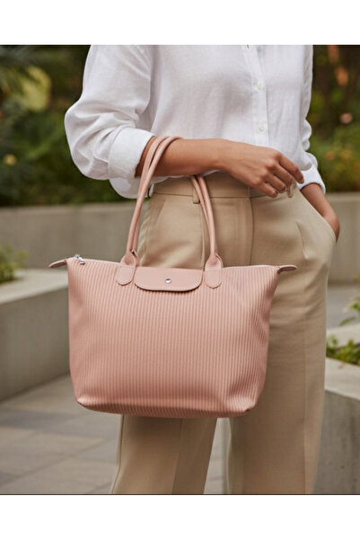 REDTAG Women Pink Solid Tote Bag