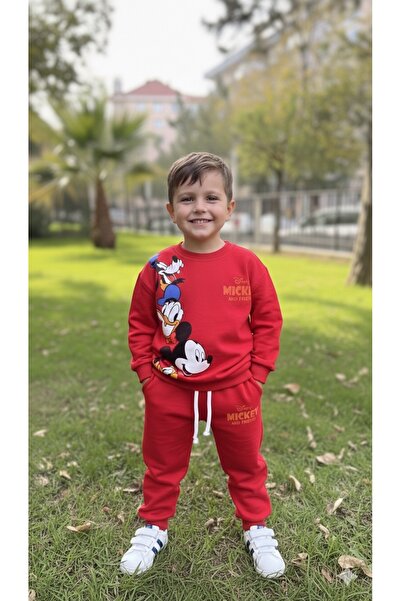 Toka Perisi Red Mickey Unisex Suit Two Threads