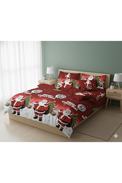 Casa Pucioasa Finet Bed Linen "Santa Claus on Christmas Eve" - ​​6 Pieces, 230x250
