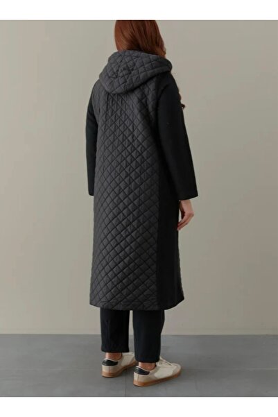 fatma Kadın tesettür büyük beden kışlık parka