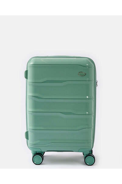 REDTAG عربة أمتعة ذات ملمس أخضر (20 بوصة)