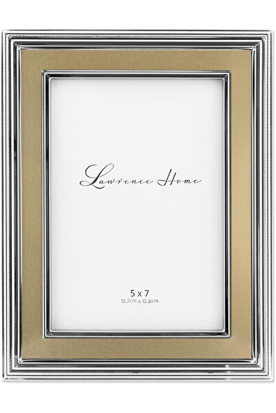 Lawrence Frames Verona Collection 5 x 7-Inch Metal Gold Picture Frame (840257)