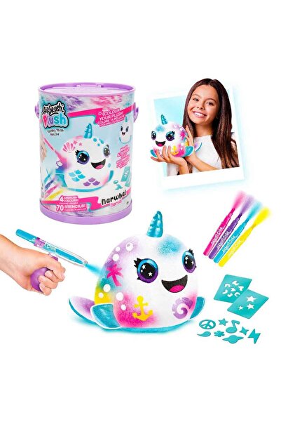 Canal Toys Airbrush Plush Squishy Peluş Boyama Seti - Narwhal