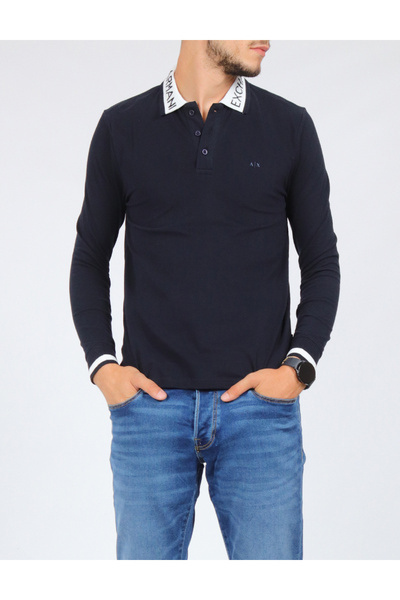 Armani Exchange Blouse, Dark navy blue