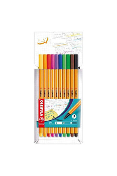 Stabilo point 88 Fineliner, 10 colors / set