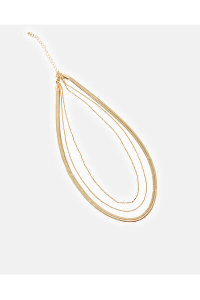 REDTAG قلادة نسائية مزينة بالذهب