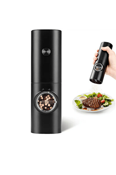 OferteTop Râșniță Electrică din Oțel Inoxidabil pentru Sare, Piper și Condimente