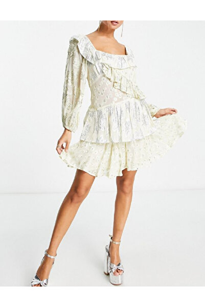 Evendi Short dress, Cream