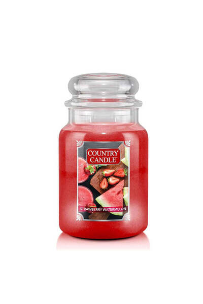 Kringle Candle Lumânare parfumată Country Candle, 652 g, 2 fitiluri, Căpșuni ...