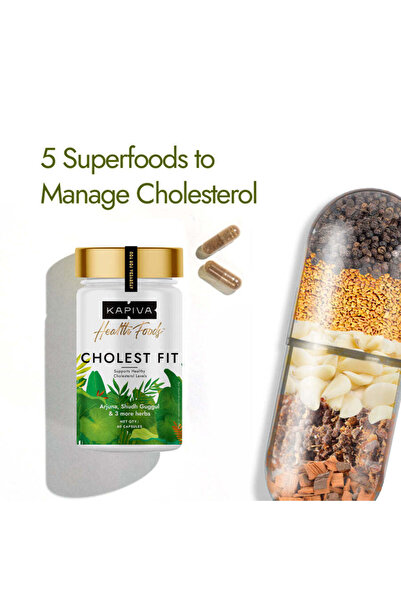 KAPİVA Cholest Fit Capsules - Maintains Healthy Cholesterol