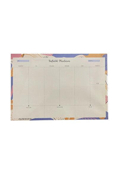 denden Вечен седмичен планиращ календар за бюро 21,5 x 32 cm